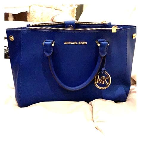 michael kors cobalt blue strap bags wholesale|Women's Blue Crossbody Bags .